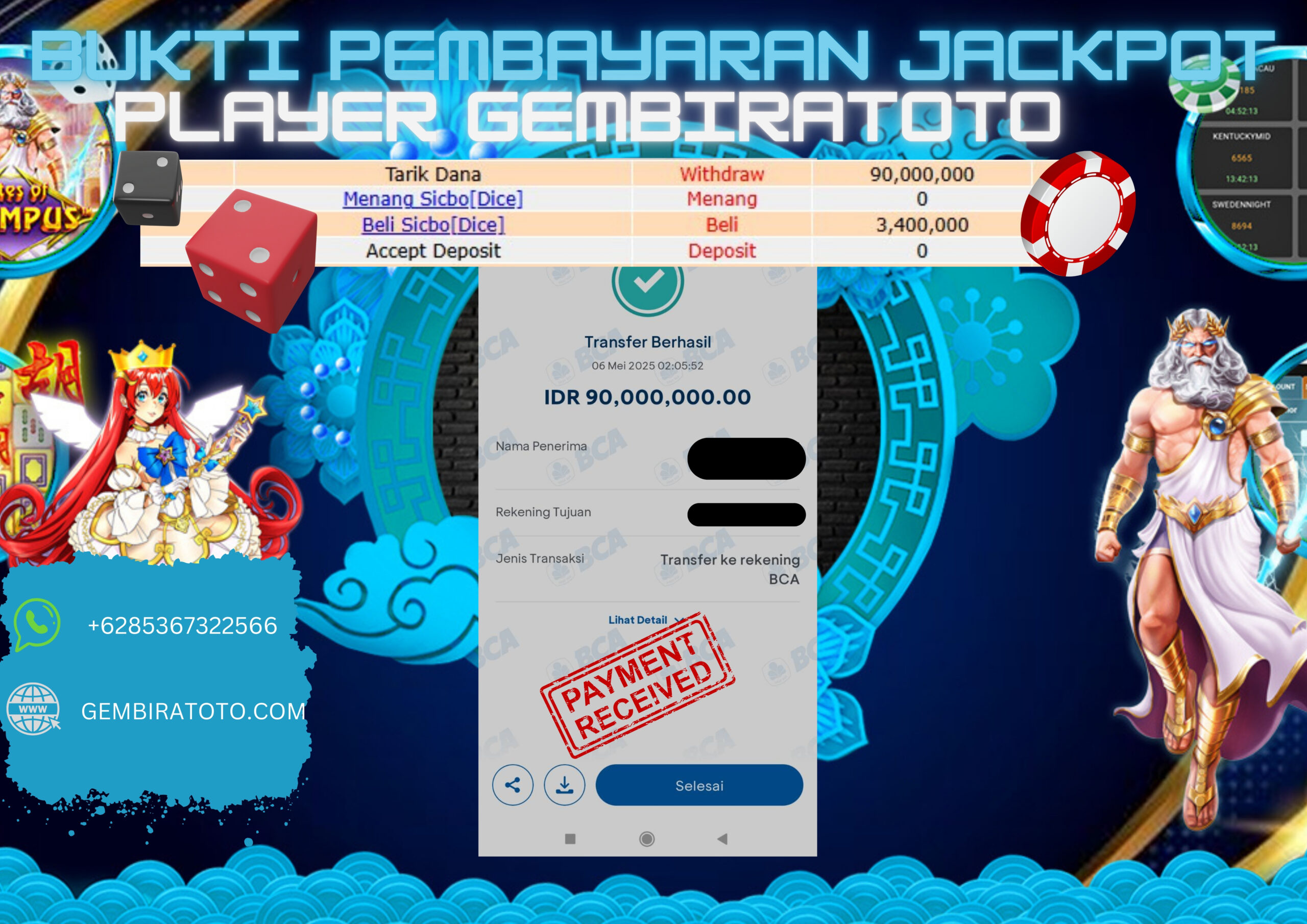 Prediksi GEMBIRATOTO