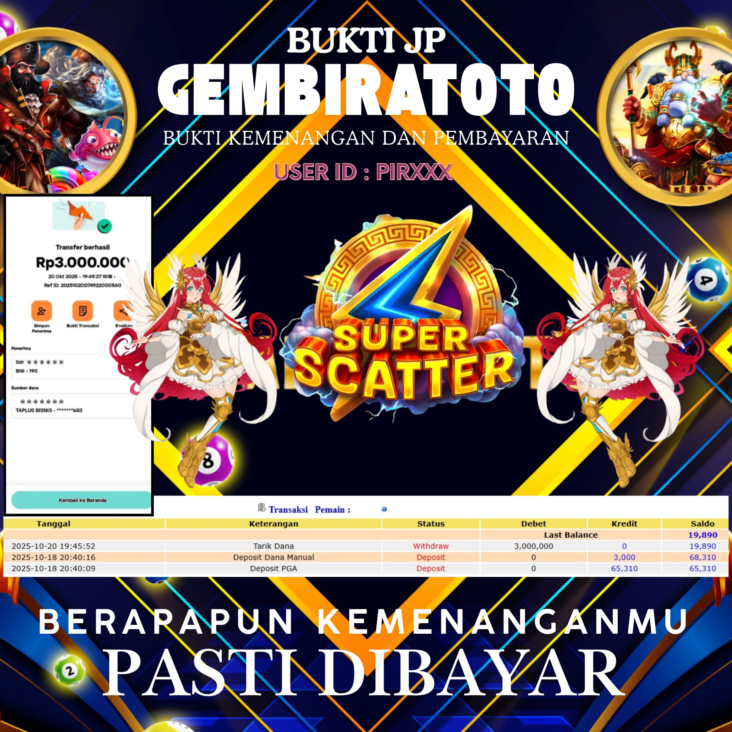 Prediksi GEMBIRATOTO