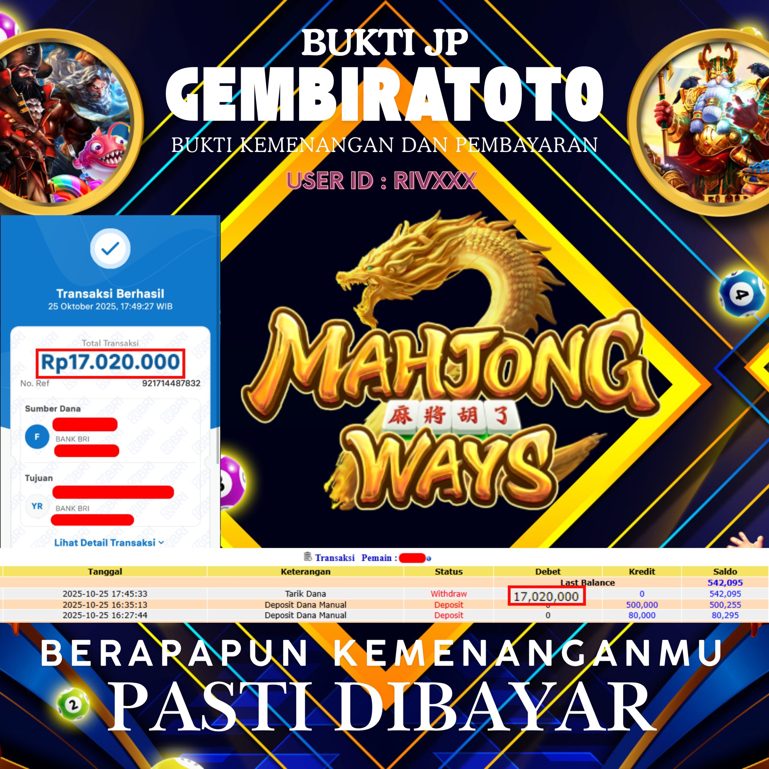 Prediksi GEMBIRATOTO